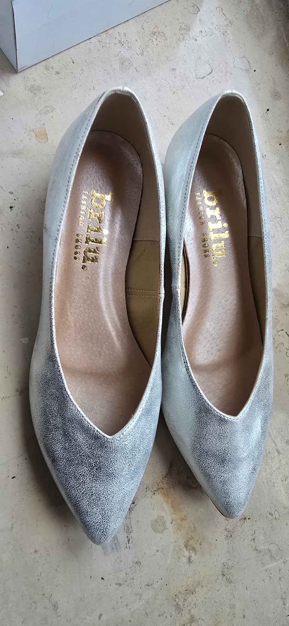 Buty slubne baleriny roz 37 Raków - zdjęcie 3