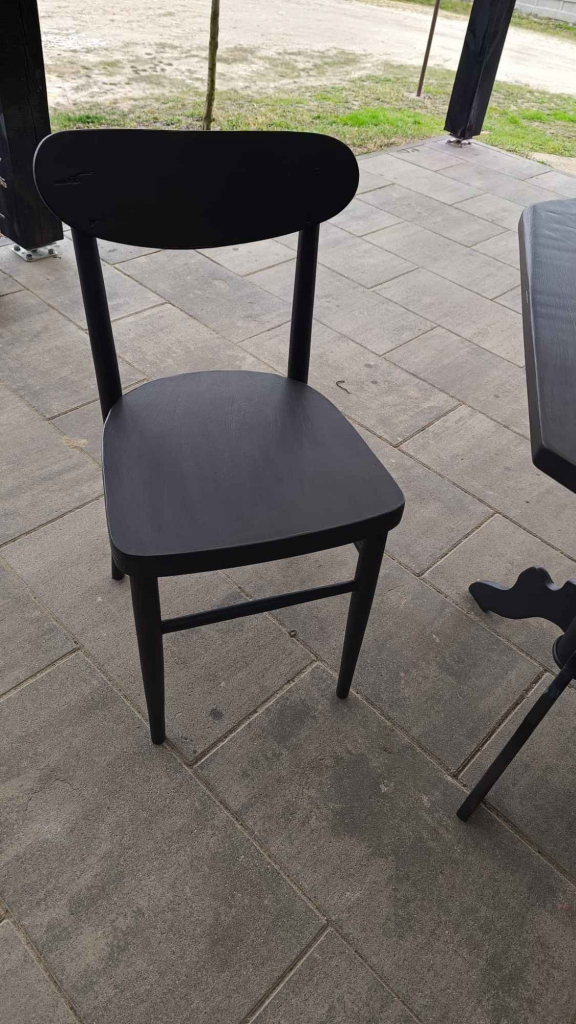 Stolik kawowy plus krzesło PRL Młodocin - zdjęcie 8