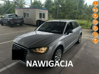 AUDI A3 SPORTBACK 1.4 TFSI 125KM czujniki NAVI serwis BEZWYPADEK 2016
