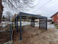 Carport PREMIUM - Wiata samochodowa 5x5 dodatkowa zabudowa ID1157 Żnin - zdjęcie 4