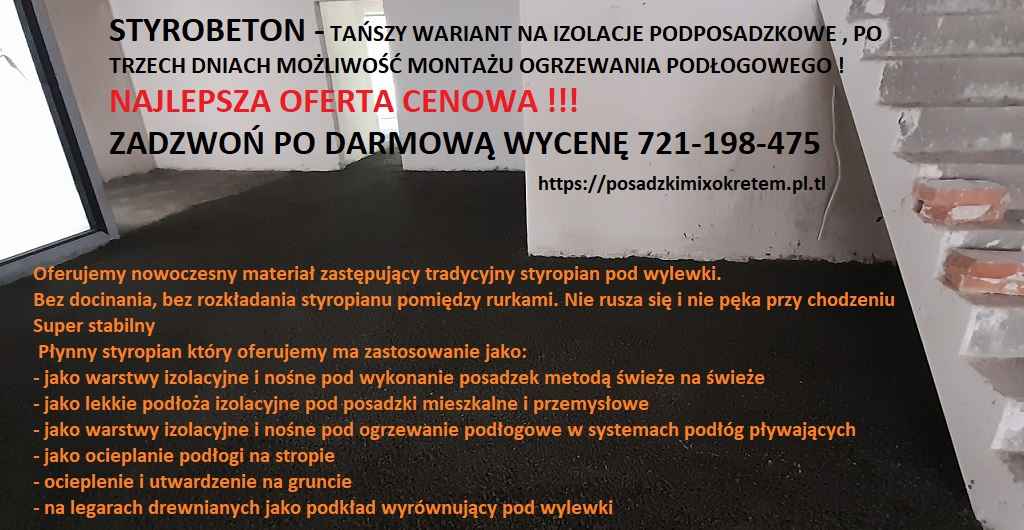 Jastrych / Anhydryt / Styrobeton / Układanie styropianu pod posadzki Łomianki - zdjęcie 8