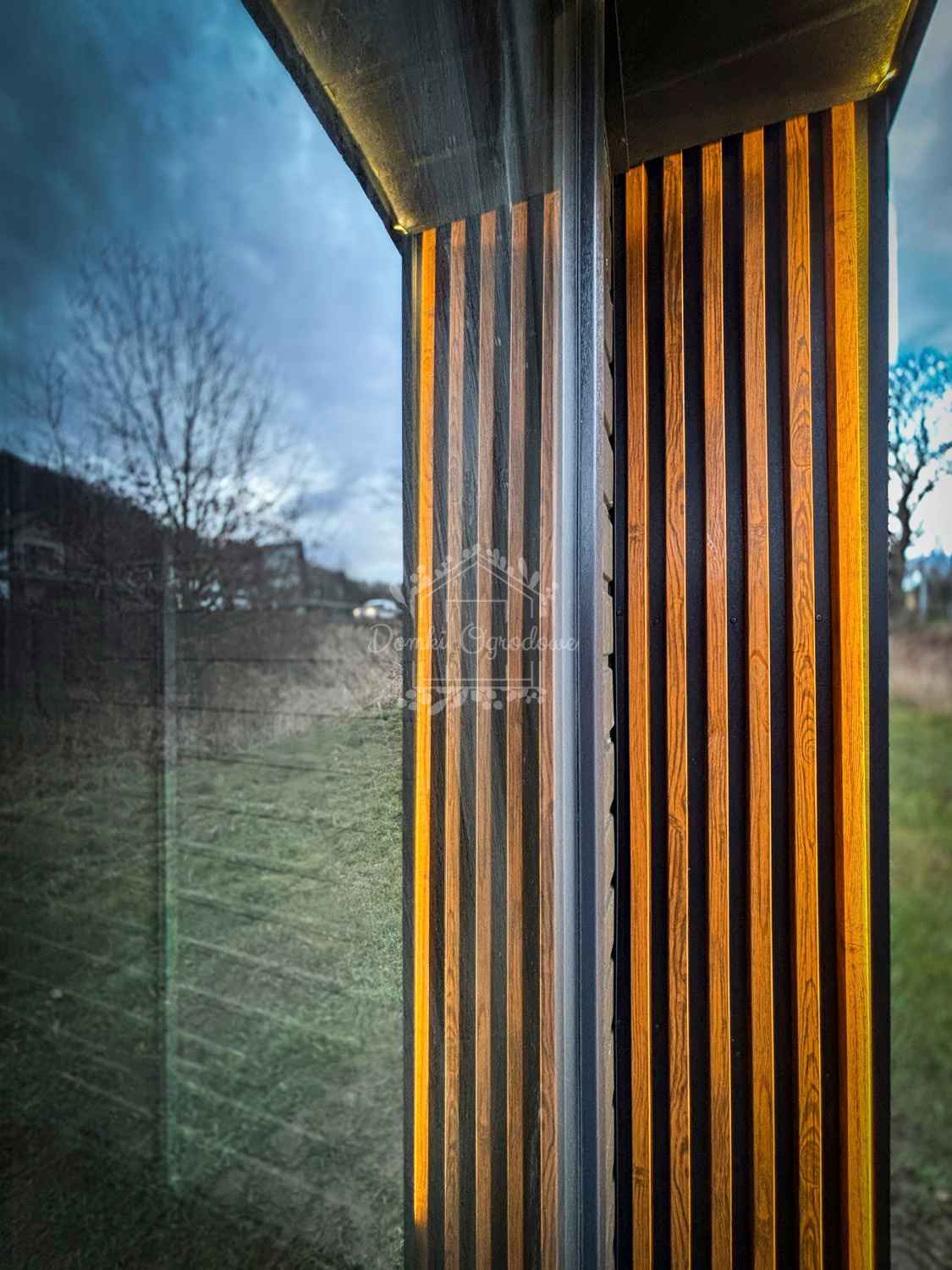 Schowek  Domek ogrodowy PREMIUM 3x3m + wiata Dekor  Antracyt  ID904 Szczecin - zdjęcie 9