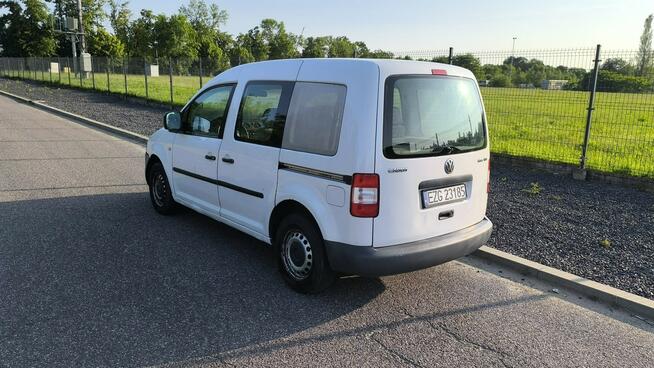 Volkswagen Caddy 1.9 TDi 2006r 105KM Klima Wspomag 5D 1wł Pabianice - zdjęcie 4