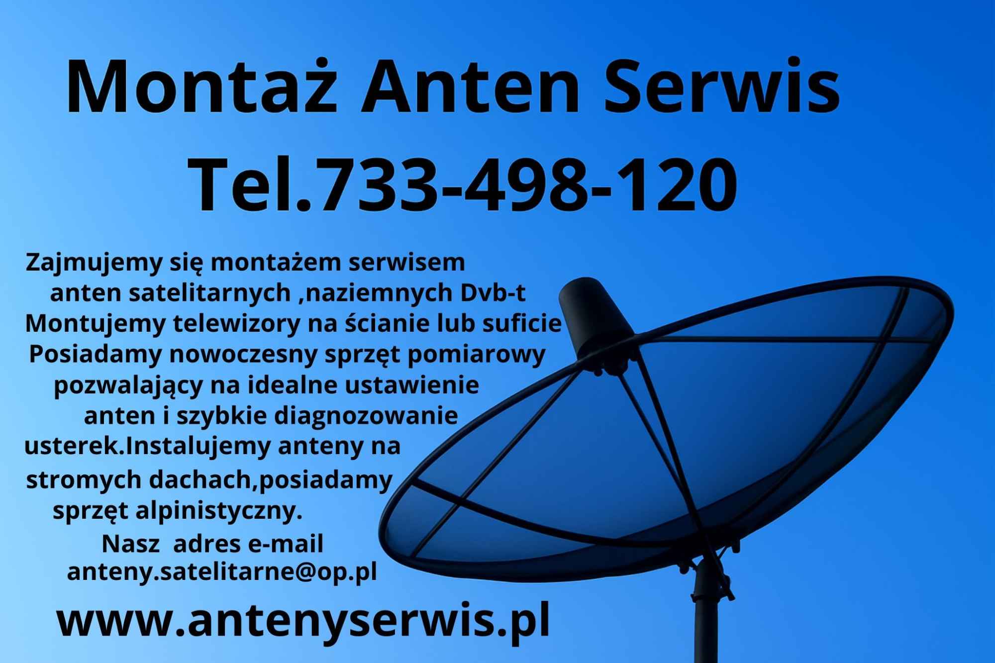 Ustawienie Montaż Serwis Instalacja anten naziemnych satelitarnych Siewierz - zdjęcie 1