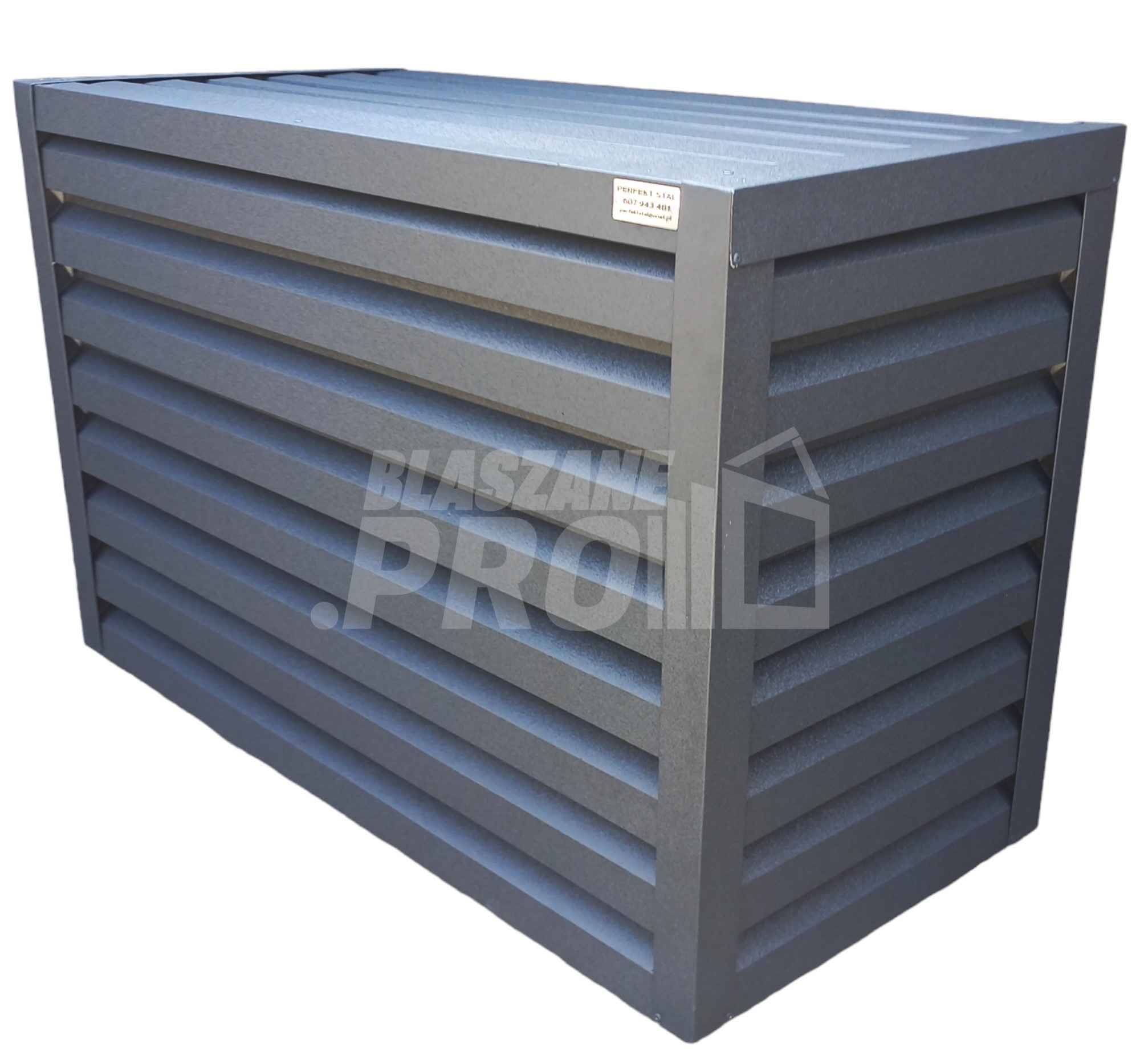 Osłona klimatyzatora - pompy ciepła 100x40x90 cm antracyt GP307 Radom - zdjęcie 1