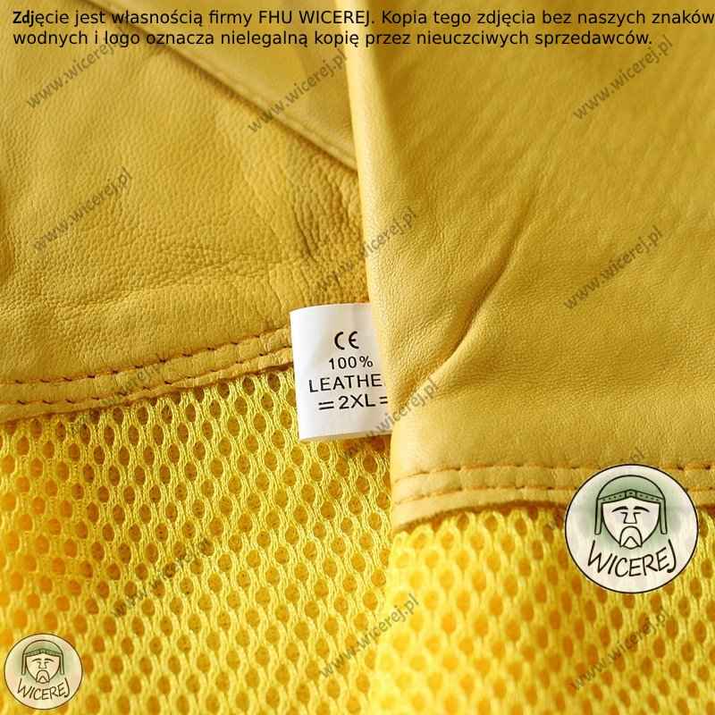 Premium Skórzane Rękawice Pszczelarskie Oddychające 2XL (11) Jaśliska - zdjęcie 8