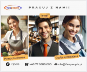 Pracownicy restauracji – Kelner/Pomoc kuchenna/Sprzątanie (k/m) Rzeszów - zdjęcie 1