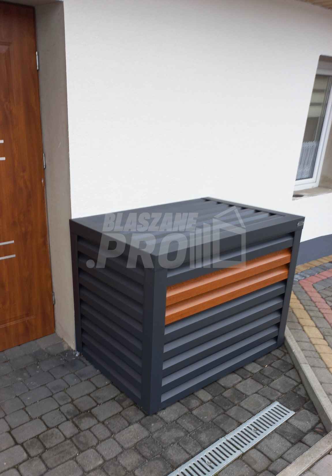 Osłona klimatyzatora - pompy ciepła 90x60x100 cm antracyt GP304 Oświęcim - zdjęcie 4