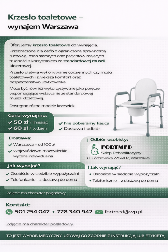 Krzesło toaletowe – wynajem Warszawa Bemowo - zdjęcie 1