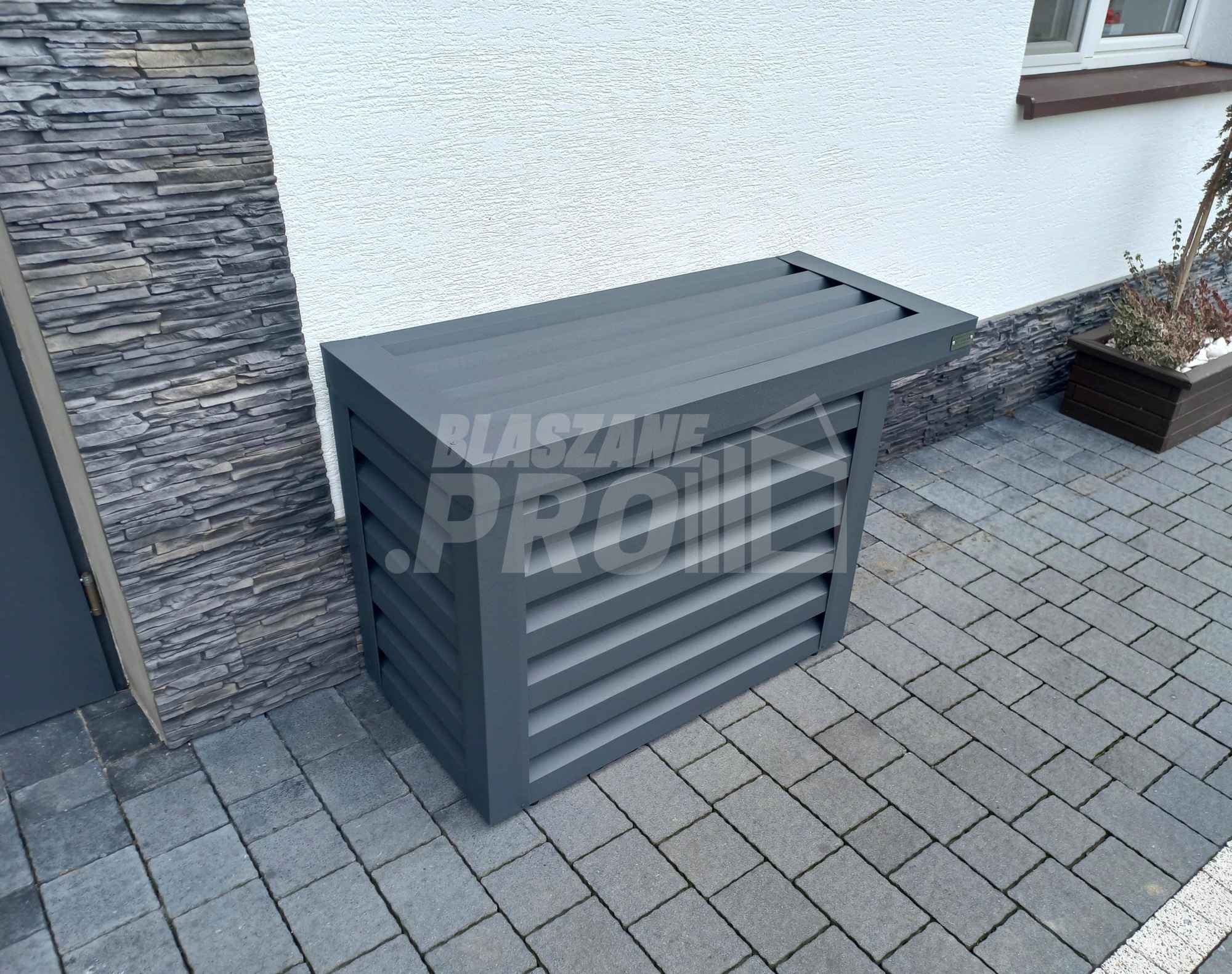 Osłona klimatyzatora pompy ciepła 80x40x70 cm niepełna zabudowa GP297 Jarocin - zdjęcie 2