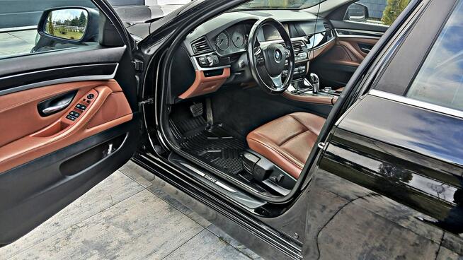 BMW 5 F10 Silnik 3,0d R6 Skóra Head-up Bogate Wyp Słupca - zdjęcie 1