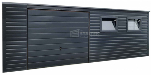 Schowek - Domek Ogrodowy 6x3 - Brama - 2x okno - drzwi  dach ST106