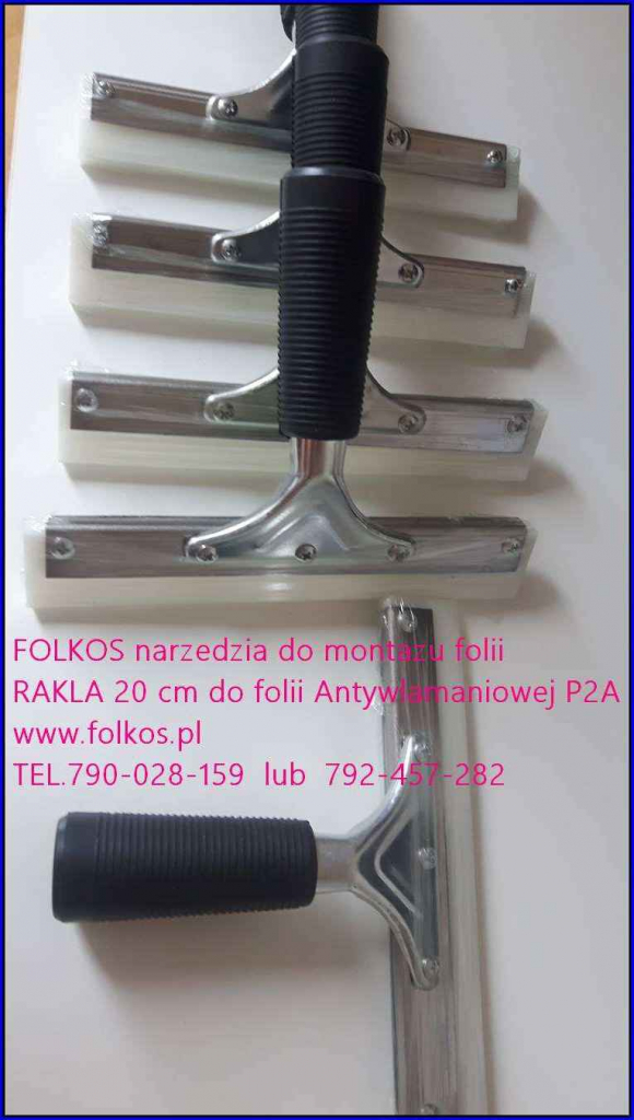 Narzędzia do montażu folii okiennych -Rakle- Folkos folie okienne Wwa Białołęka - zdjęcie 4