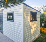 Schowek - Domek ogrodowy 3x2m - Drzwi - 2x okno - biały antracyt GP428 Międzyrzecz - zdjęcie 4