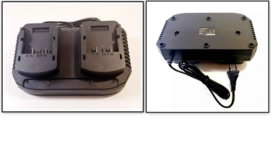 GARDEN ŁADOWARKA PODWÓJNA DC20 20V DO AK202 AK204 Krysiak Dąbrowa Górnicza - zdjęcie 2