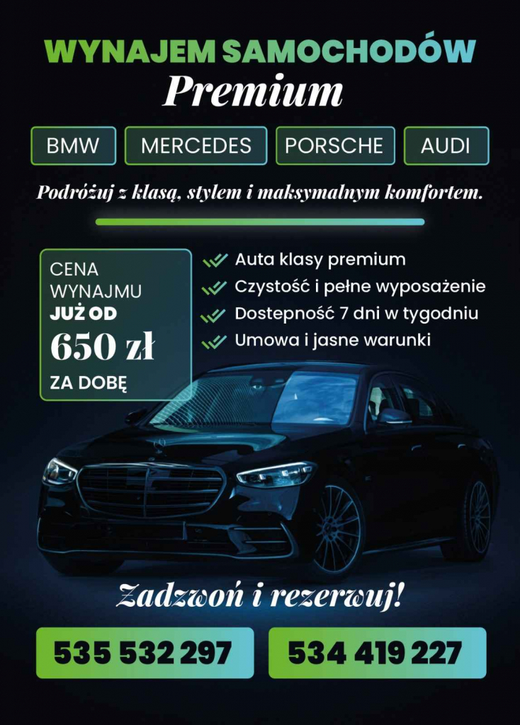 Ekskluzywne samochody premium do wynajęcia! Żołynia - zdjęcie 2