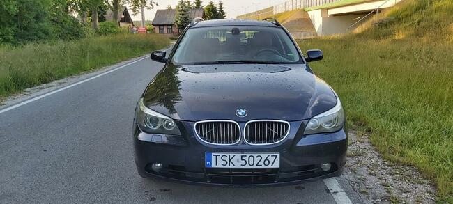 BMW 5 E61 525i 218KM 2006r NAVI AUTOMAT Skóra zarejestrowany Skarżysko-Kamienna - zdjęcie 3