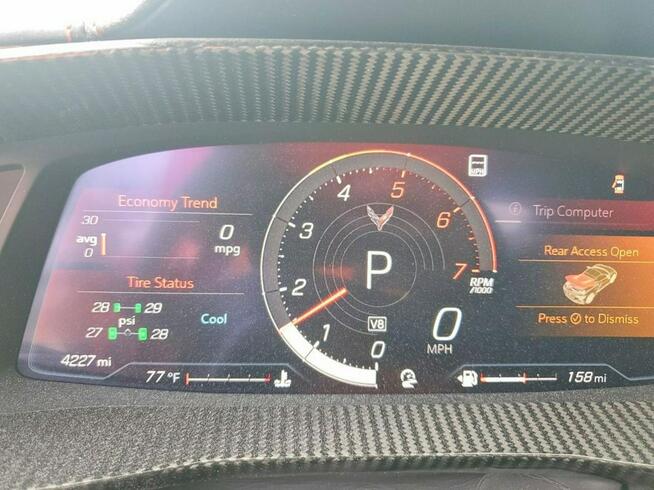 Chevrolet Corvette / 6.2 V8 / 3LT / niski przebieg Wrocław - zdjęcie 9