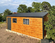 Garaż blaszany 6x5 2x brama drzwi 2x okno rynny blachodachówka SO127 Gniezno - zdjęcie 3