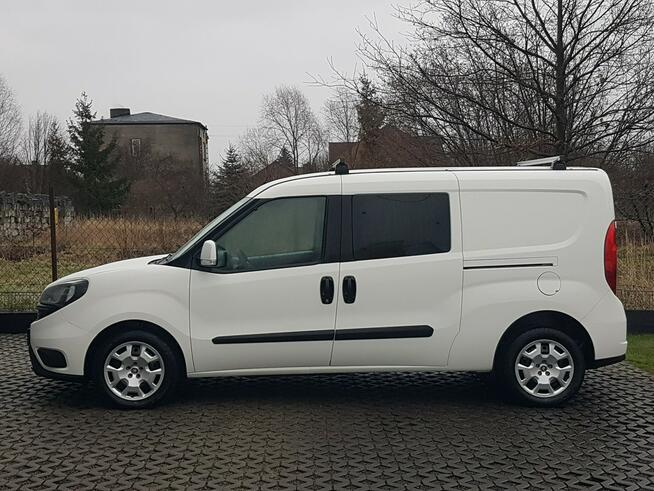 Fiat Doblo MAXI 5 OSÓB  DŁUGI KLIMA 6-BIEGÓW I-WŁAŚCICIEL KRAJOWY AC Poręba - zdjęcie 10