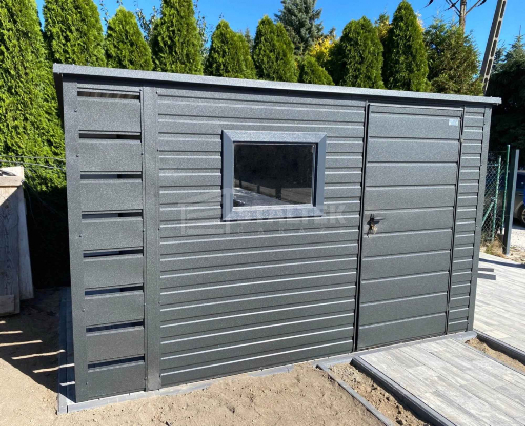 Schowek – domek ogrodowy 3×2 – wiata 0,4×2 – drzwi – okno dach ST238 Rybnik - zdjęcie 4