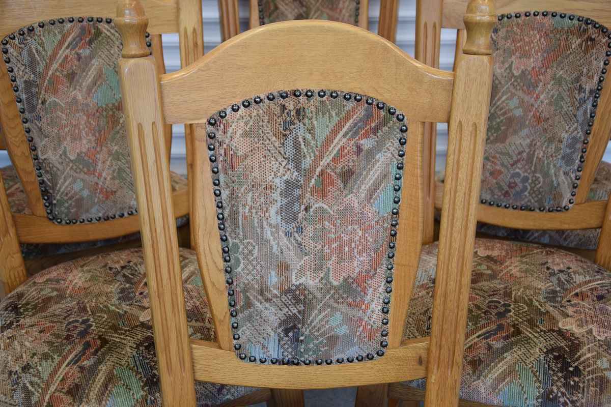 krzesła dębowe 6 szt - super stan Olsztyn - zdjęcie 6