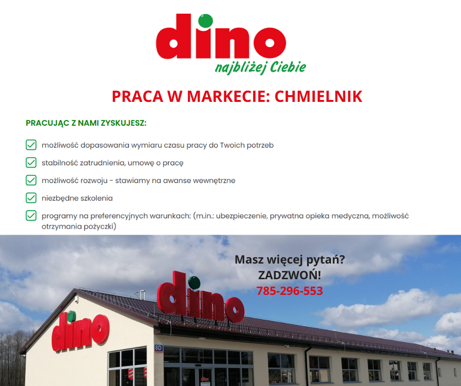 PRACA DINO KASJER-SPRZEDAWCA Chmielnik - zdjęcie 1