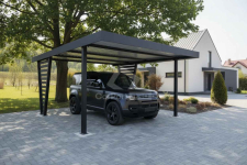 Carport V PREMIUM 4,8x5m Wypełnienie panelami Wiata samochodowa CP161 Lubin - zdjęcie 3