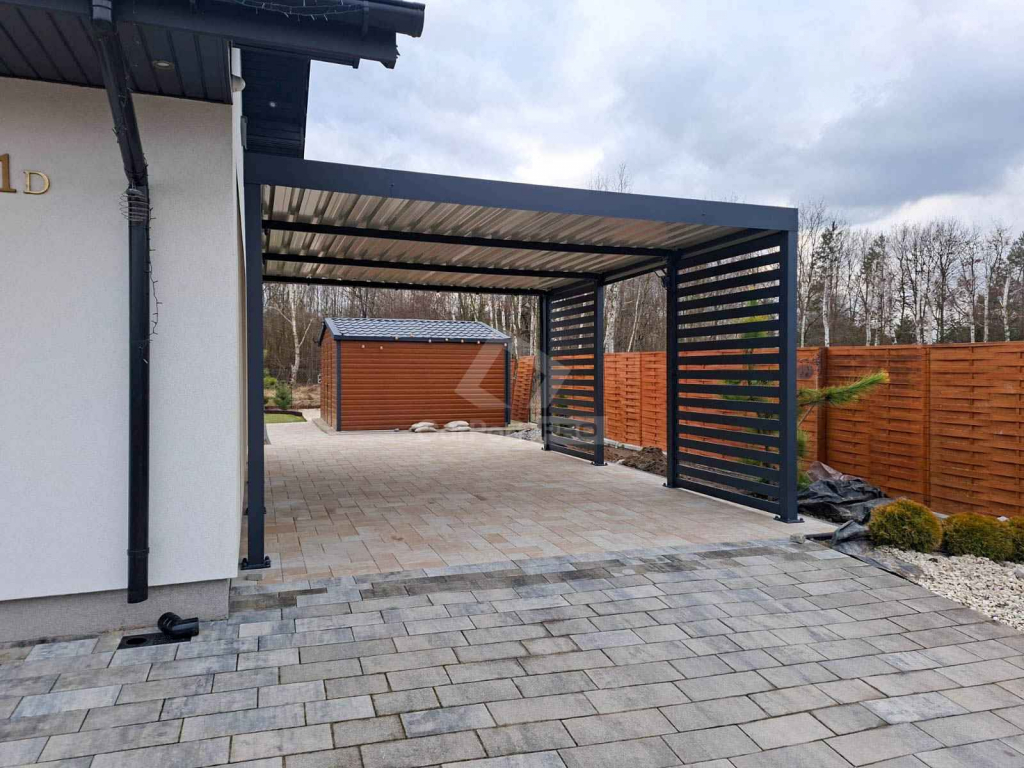 Carport PREMIUM - Wiata samochodowa 4x5m  dodatkowa zabudowa CP131 Stargard - zdjęcie 5