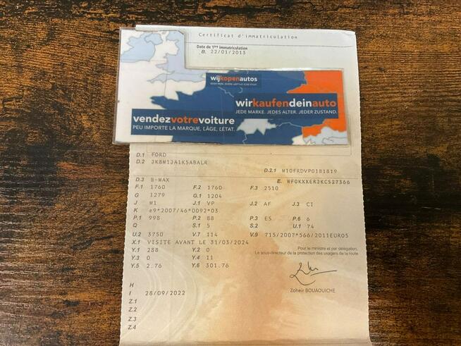 Ford B-Max Titanium, klimatronik, czujniki, hak Wejherowo - zdjęcie 3