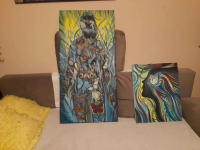 Sprzedam obrazy Motyle Dyptyk