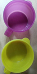 UŻYWANE Tupperware Cristallo 2szt kubek / pojemnik do mikrofali Śródmieście - zdjęcie 2