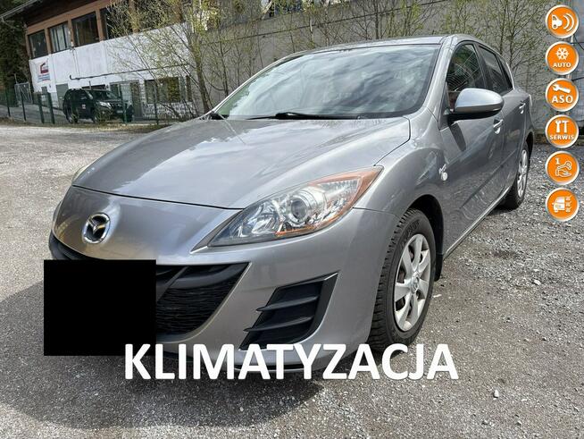 Mazda 3 1.6 benzyna Sports 105km KLIMA czujniki SERWIS bezwypadek 2010 Tychy - zdjęcie 1