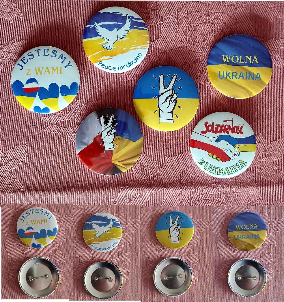Badgesy #UKRAINA #buttony #przypinki #znaczki Śródmieście - zdjęcie 2