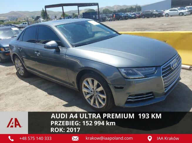 AUDI A4 ULTRA PREMIUM 2017 / 2.0L / V4 / 193 KM Kraków - zdjęcie 1