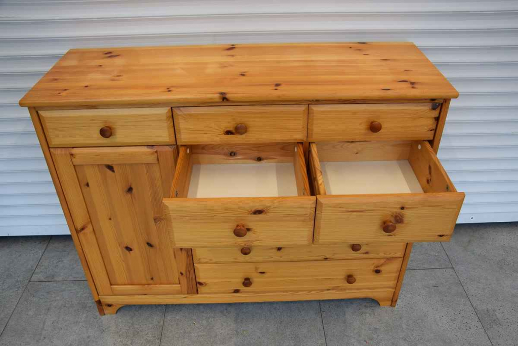 komoda z drewna sosnowego - super stan Olsztyn - zdjęcie 4