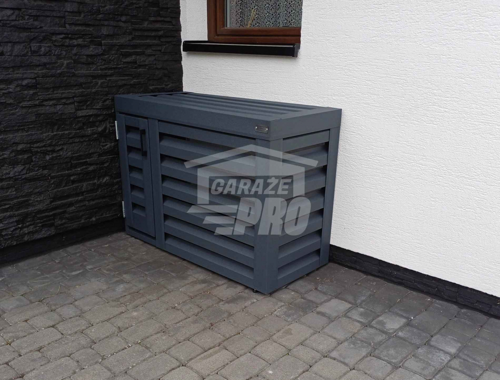 Osłona klimatyzatora - 100x40x80 cm antracyt - drzwiczki GP306 Gdynia - zdjęcie 2