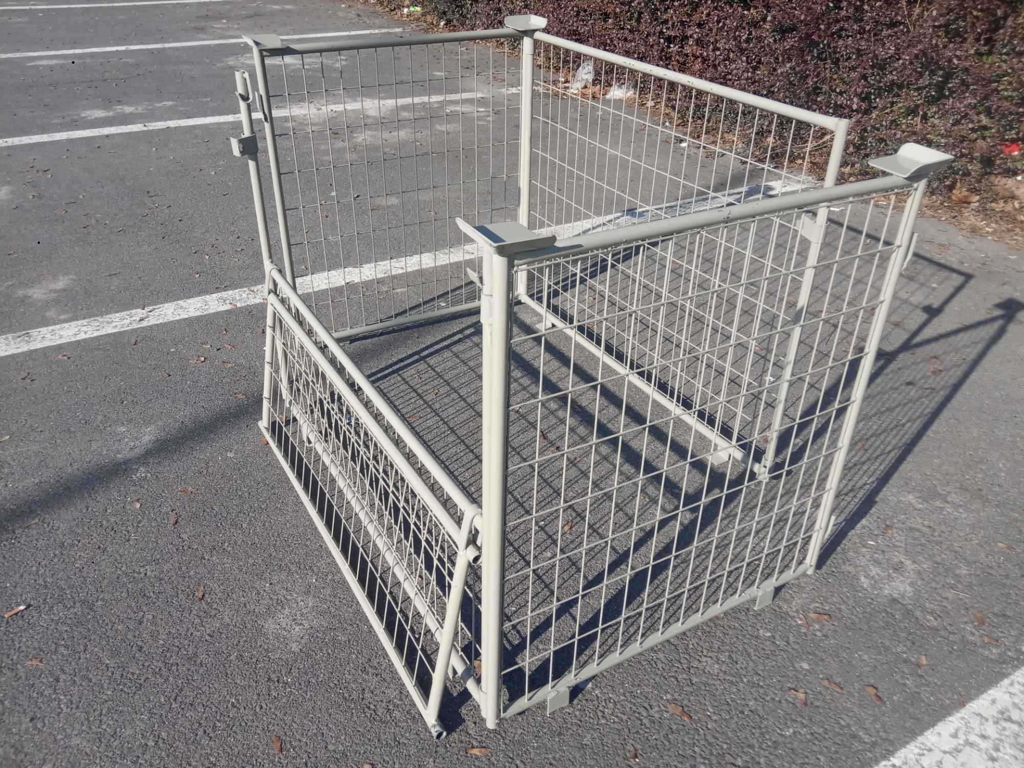 Kosze magazynowe siatkowe stalowe, nadstawki paletowe, jak gitterbox Płock - zdjęcie 2