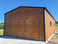 Garaż blaszany 5x6m - brama uchylna drzwi - 2x okno rynny dach  ID1100 Kołobrzeg - zdjęcie 2