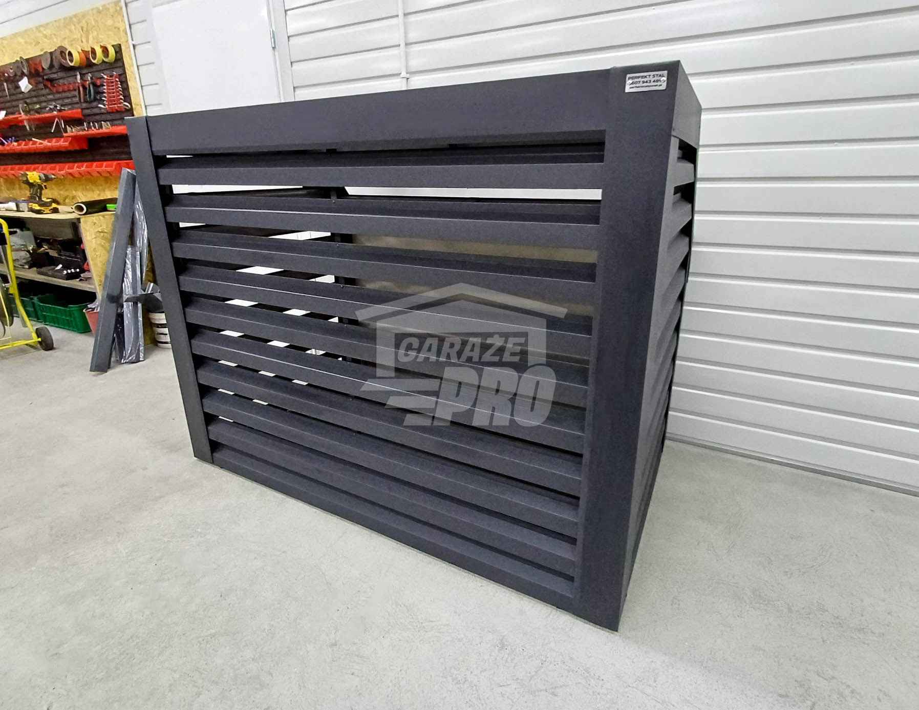 Osłona klimatyzatora – pompy ciepła 110x60x80cm cm antracyt GP707 Augustów - zdjęcie 2