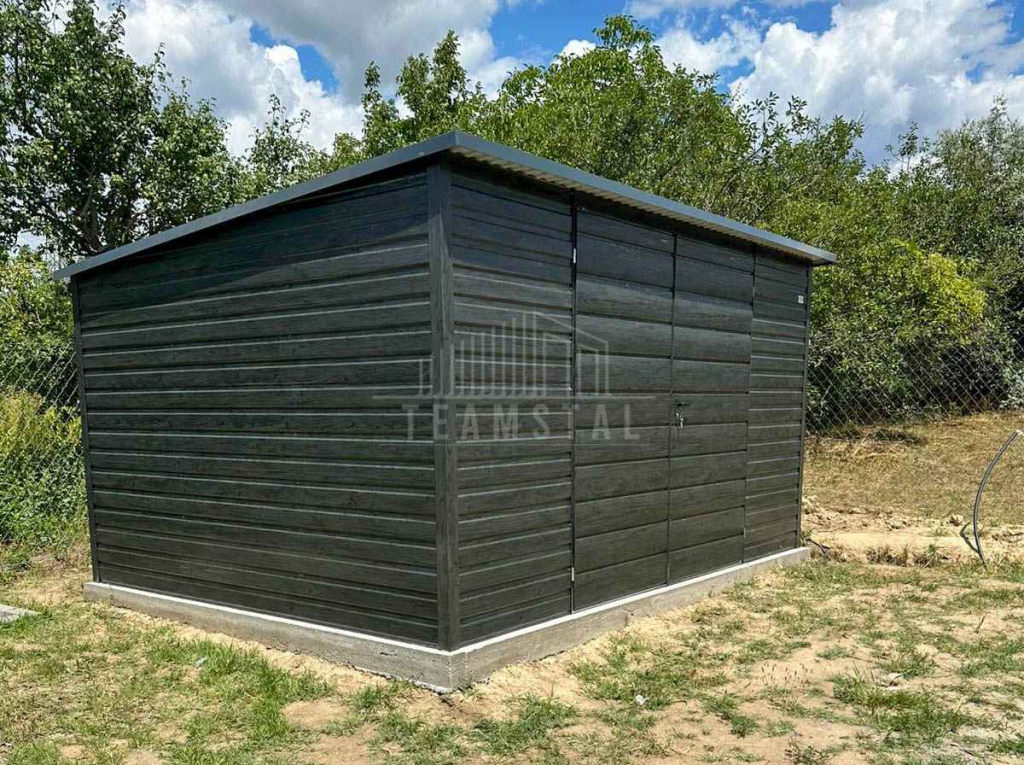 Schowek domek ogrodowy 4x3m brama dwuskrzydłowa okno dach rynna TS1134 Gdańsk - zdjęcie 2