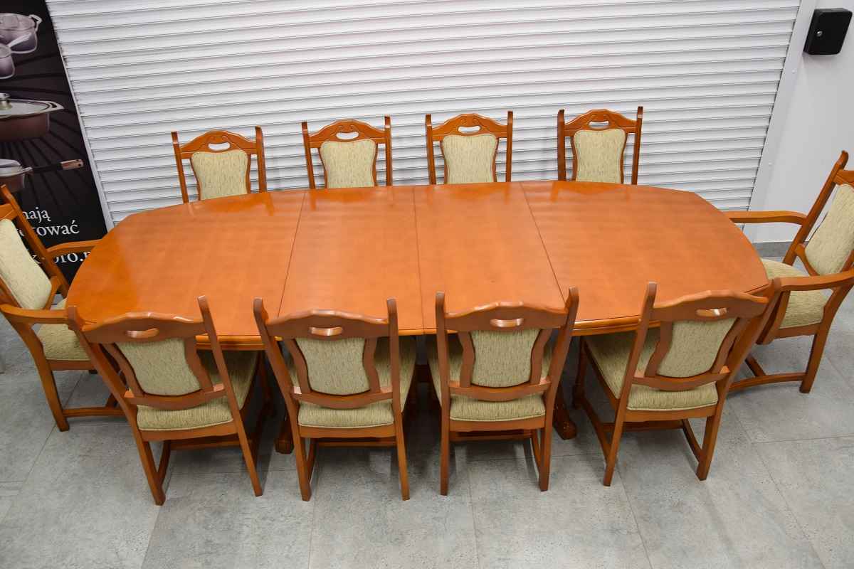 stół rozkładany i 10 krzeseł Olsztyn - zdjęcie 4