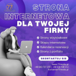 Nowoczesna strona wizytówka, portfolio lub sklep dopasowany do Ciebie