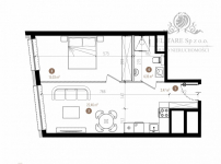 Apartament 44,31m2 ,2 pok. w stanie deweloperskim/Stare Miasto Wrocław - zdjęcie 4