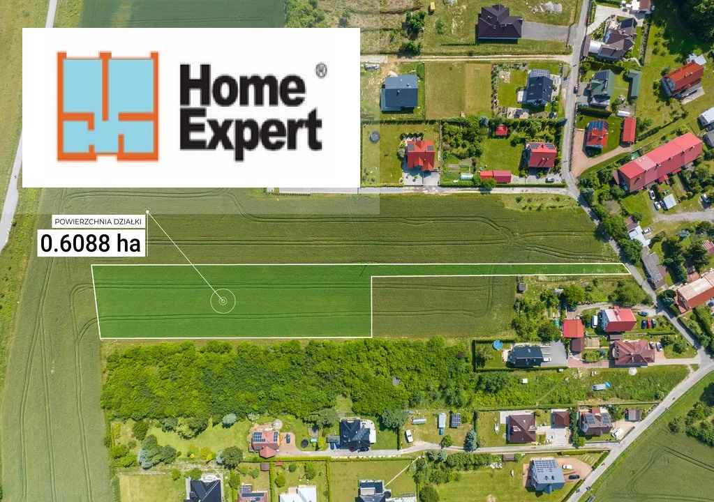 Działka Inwestycyjna (6088 m2) Okolice Lubina MEDIA (Obora) Obora - zdjęcie 5