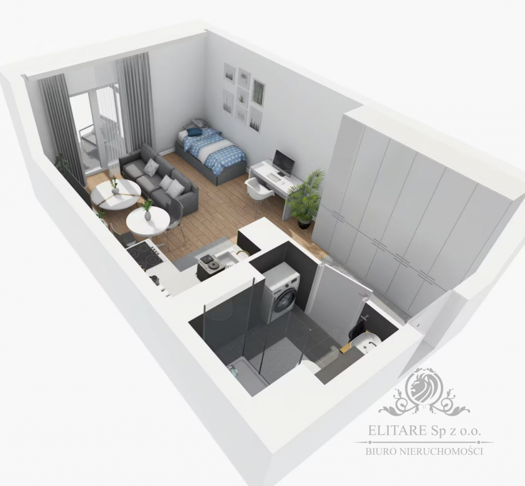 Mieszkanie NOWE 27,66m2 ,1 pok. w Centrum Wrocławia/Stare Miasto Wrocław - zdjęcie 11