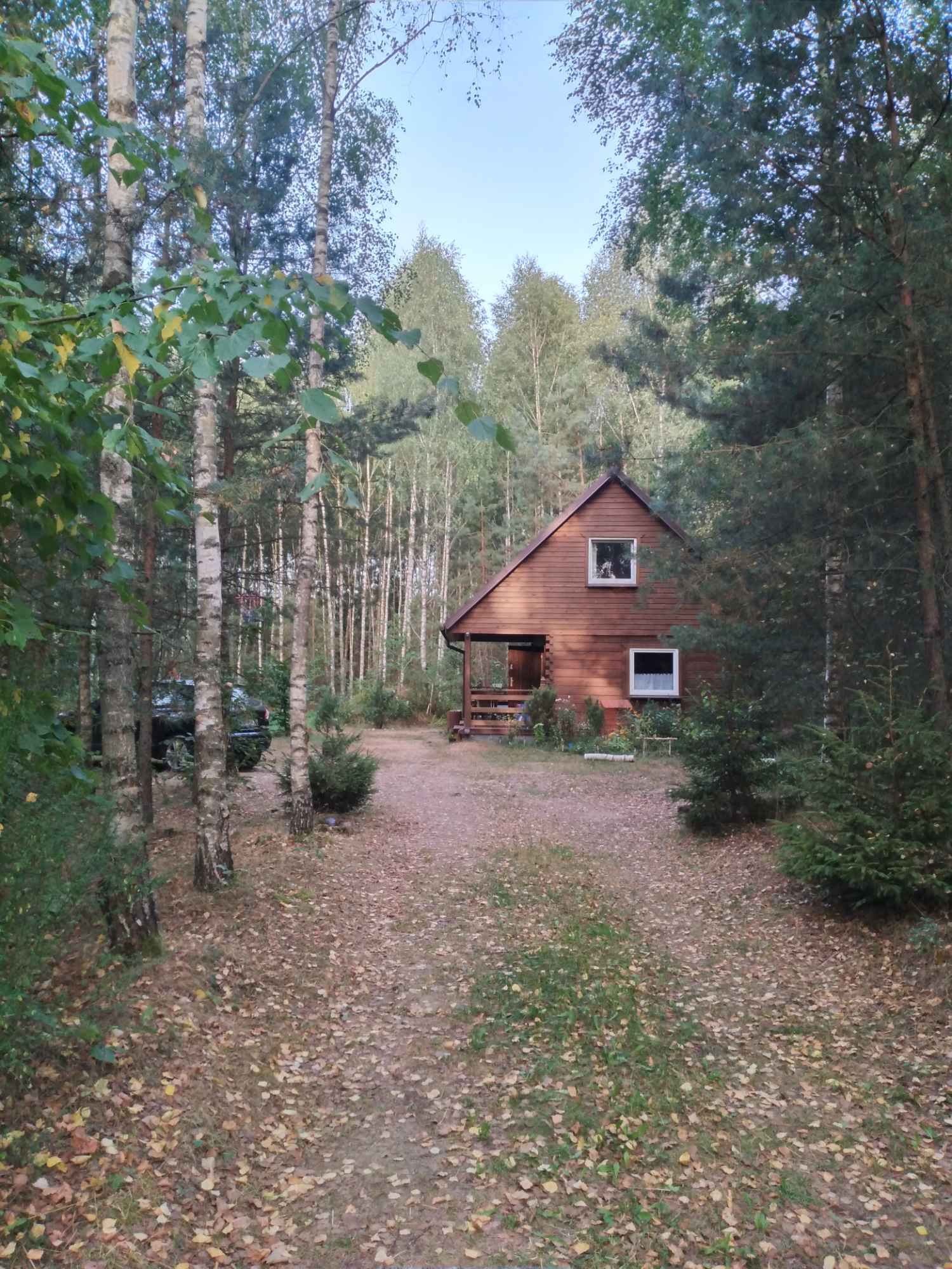Domek z bala sosnowego na Mazurach niedaleko Szczytna Orzyny - zdjęcie 1