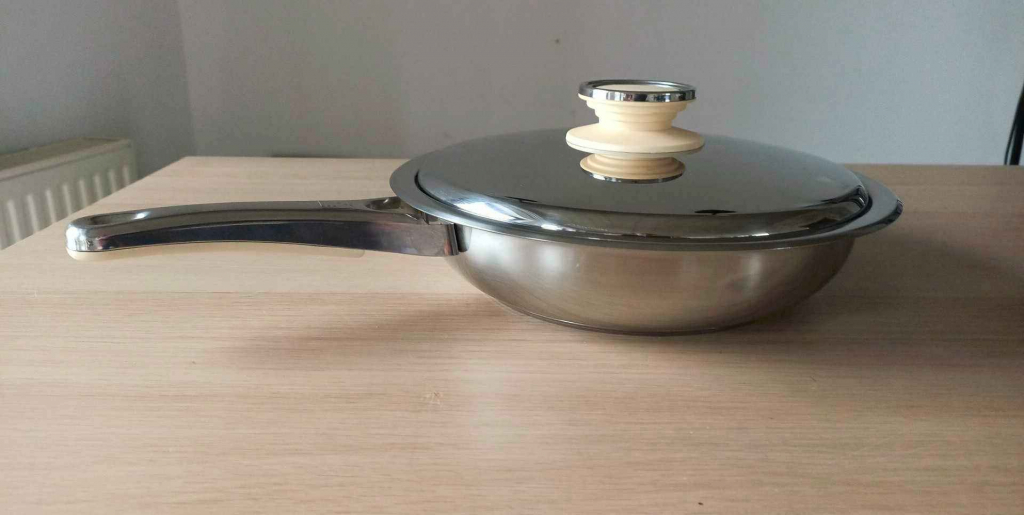 ZEPTER Patelnia głęboka naczynie z pokrywką URA  24 cm 2 litry Śródmieście - zdjęcie 1