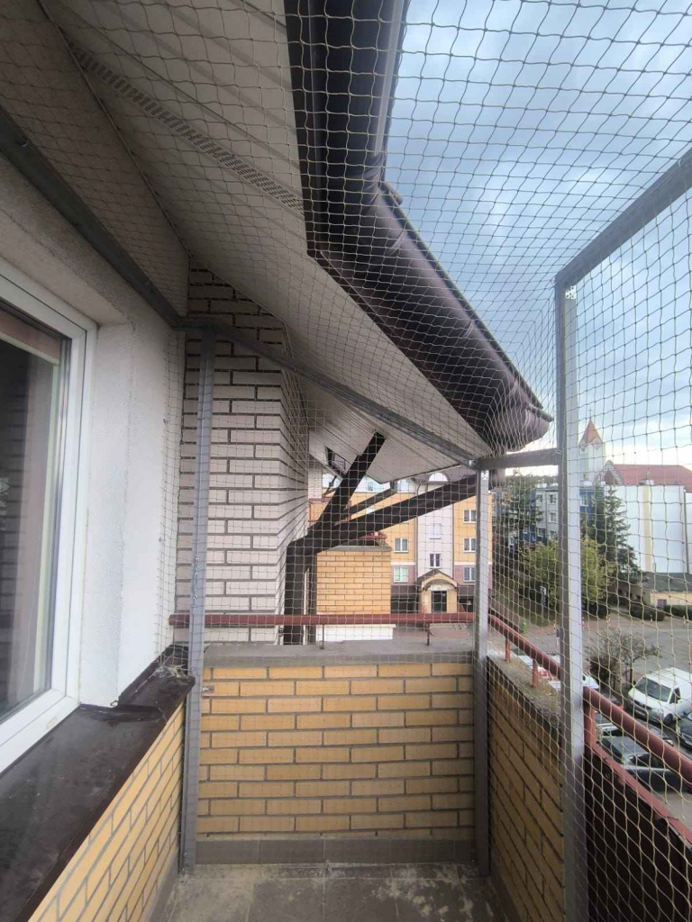 Zabezpieczamy balkony siatkami - bezpieczeństwo dla kotów Białystok - zdjęcie 7