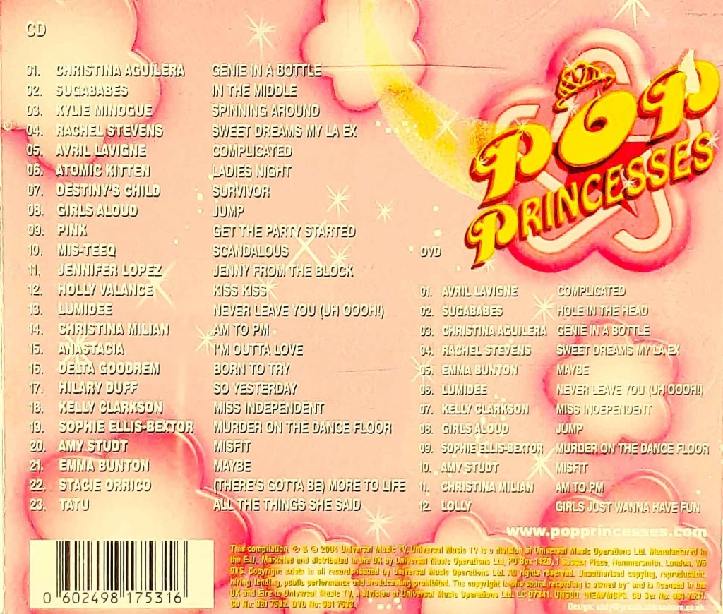 Polecam Wspaniała Składankę Album 2XCD,DVD Pop Princes Disco 35 Hits Szczecin - zdjęcie 2